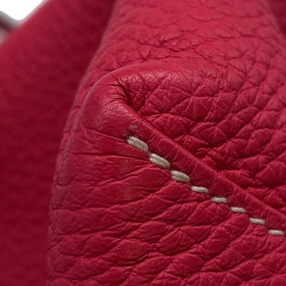 HERMES Double sense Size 28 Taurillon Clemence Rose Extreme/Blue Nuit - Picture 5 of 11